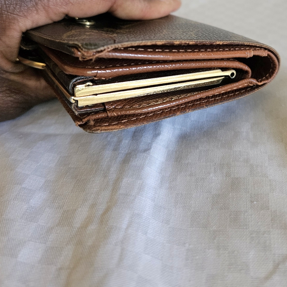 Louis Vuitton Monogram Brown and Gold Small Wallet - Picture 11 of 13
